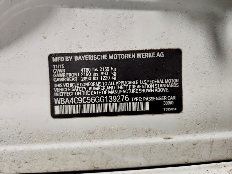 Aukcja sprzedaży 2016 Bmw 428, vin: WBA4C9C56GG139276, numer aukcji: 77751575