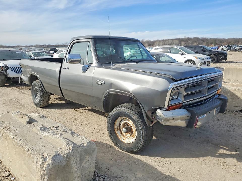 1987 Dodge W-series მანქანა იყიდება აუქციონზე, vin: 1B7HW04T4HS421967, აუქციონის ნომერი: 78064875