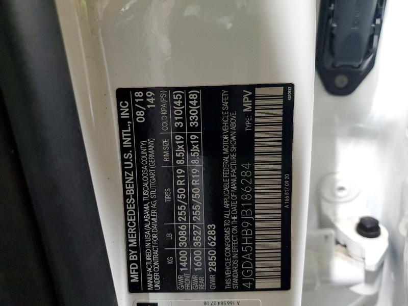 Aukcja sprzedaży 2018 Mercedes-benz Gle, vin: 4JGDA5HB9JB186284, numer aukcji: 77469245