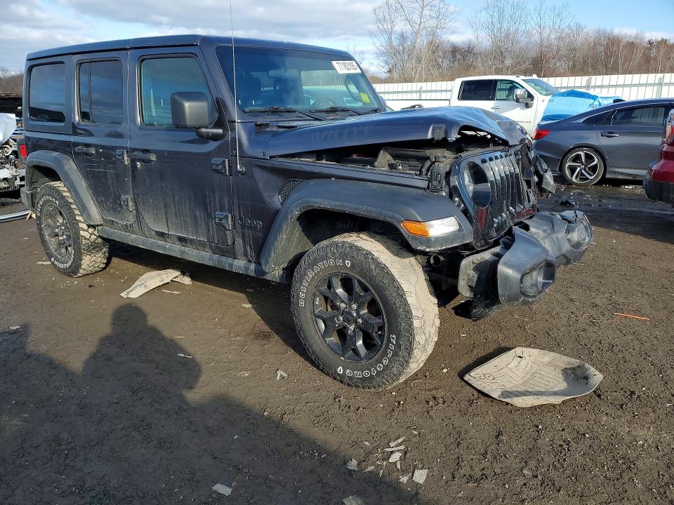 2021 Jeep Wrangler Unlimited მანქანა იყიდება აუქციონზე, vin: 1C4HJXDNXMW609114, აუქციონის ნომერი: 77183105