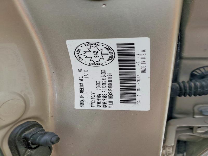 Продаж на аукціоні авто 2013 Honda Accord, vin: 1HGCR3F98DA801626, номер лоту: 75629155