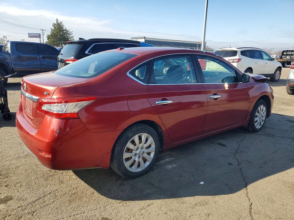 2015 Nissan Sentra მანქანა იყიდება აუქციონზე, vin: 3N1AB7AP8FY313527, აუქციონის ნომერი: 78887525