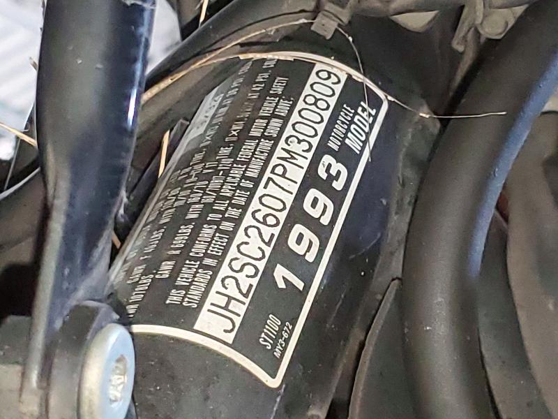 Продаж на аукціоні авто 1993 Honda St1100, vin: JH2SC2607PM300809, номер лоту: 78493305