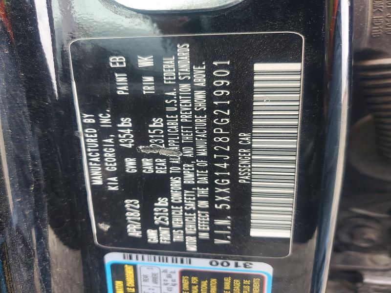 78299165 :رقم المزاد ، 5XXG14J28PG219901 vin ، 2023 Kia K5 مزاد بيع