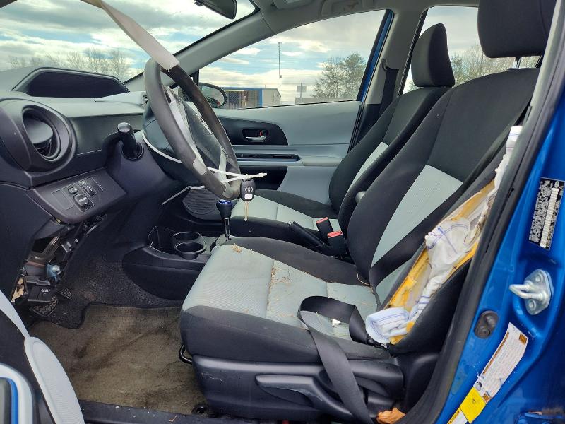 2012 Toyota Prius C მანქანა იყიდება აუქციონზე, vin: JTDKDTB35C1514480, აუქციონის ნომერი: 77174135