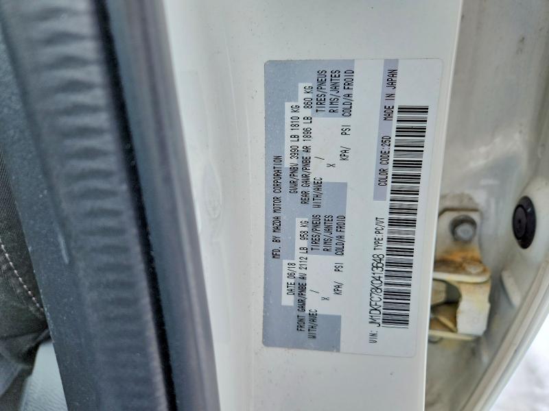 Aukcja sprzedaży 2019 Mazda Cx-3, vin: JM1DKFC78K0413648, numer aukcji: 77586125