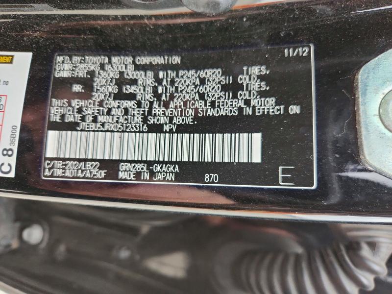 Aukcja sprzedaży 2013 Toyota 4runner, vin: JTEBU5JRXD5123316, numer aukcji: 78894725