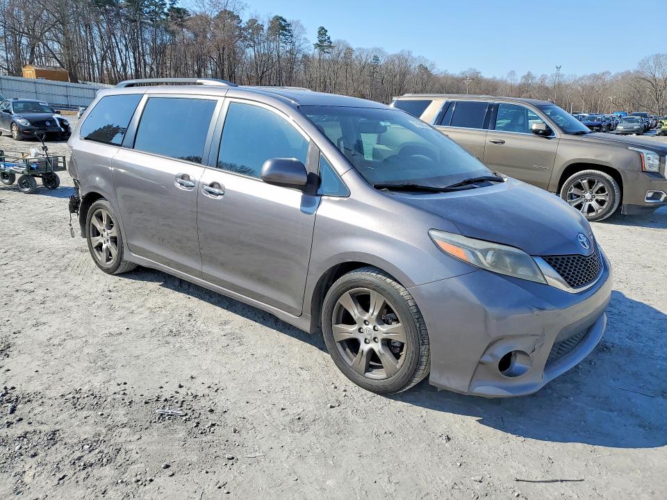 Продажа на аукционе авто 2017 Toyota Sienna, vin: 5TDXZ3DC1HS804181, номер лота: 76166835