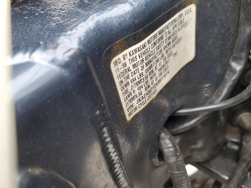 Продажа на аукционе авто 1999 Kawasaki Zx1100, vin: JKAZXBD12XB511574, номер лота: 78682455