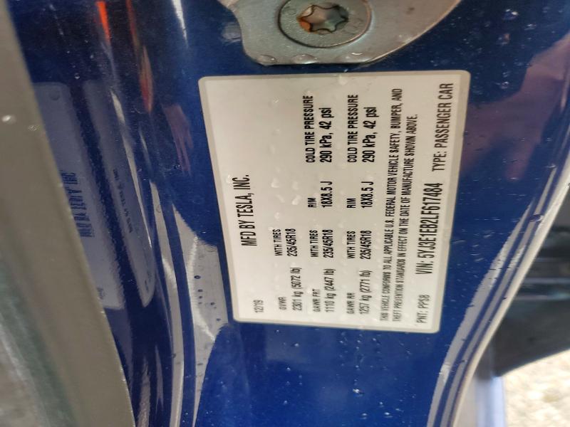 Продаж на аукціоні авто 2020 Tesla Model 3, vin: 5YJ3E1EB2LF617484, номер лоту: 77615295