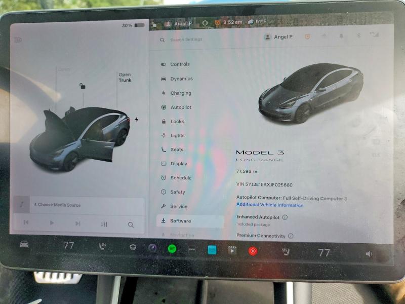 Продажа на аукционе авто 2018 Tesla Model 3, vin: 5YJ3E1EAXJF025660, номер лота: 76992475