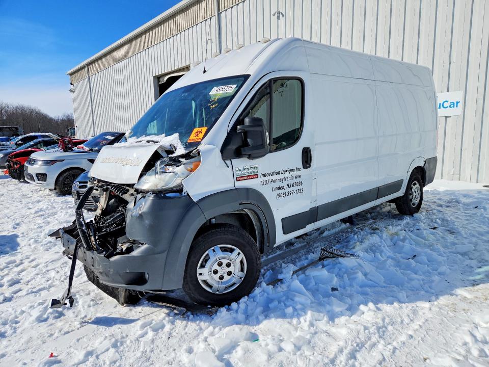 2018 Ram Promaster 2500 მანქანა იყიდება აუქციონზე, vin: 3C6TRVDG7JE125682, აუქციონის ნომერი: 74956735