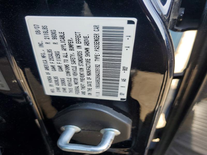 Aukcja sprzedaży 2008 Acura Tl, vin: 19UUA66268A006192, numer aukcji: 78397865