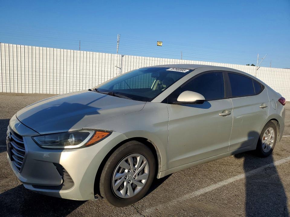 2017 Hyundai Elantra Se მანქანა იყიდება აუქციონზე, vin: KMHD74LFXHU092531, აუქციონის ნომერი: 75788995