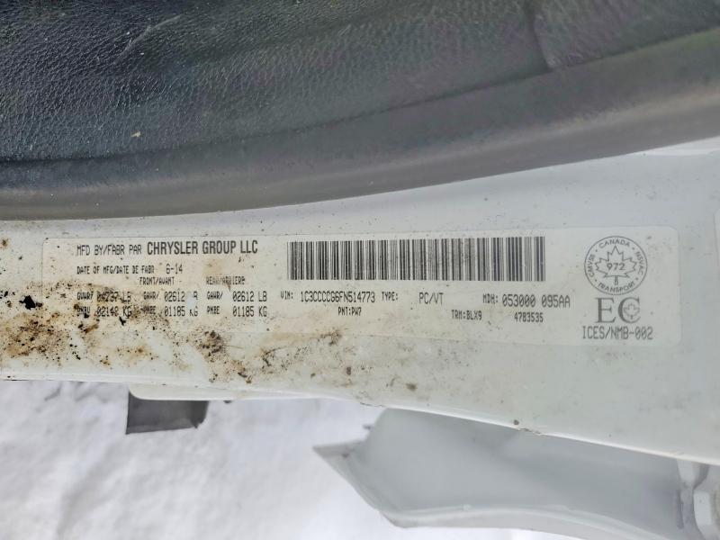 2015 Chrysler 200 მანქანა იყიდება აუქციონზე, vin: 1C3CCCCG6FN514773, აუქციონის ნომერი: 78141805