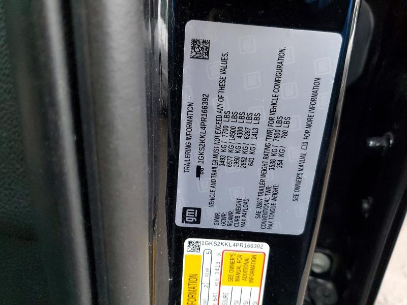 Продажа на аукционе авто 2023 Gmc Yukon Xl, vin: 1GKS2KKL4PR166392, номер лота: 78231995