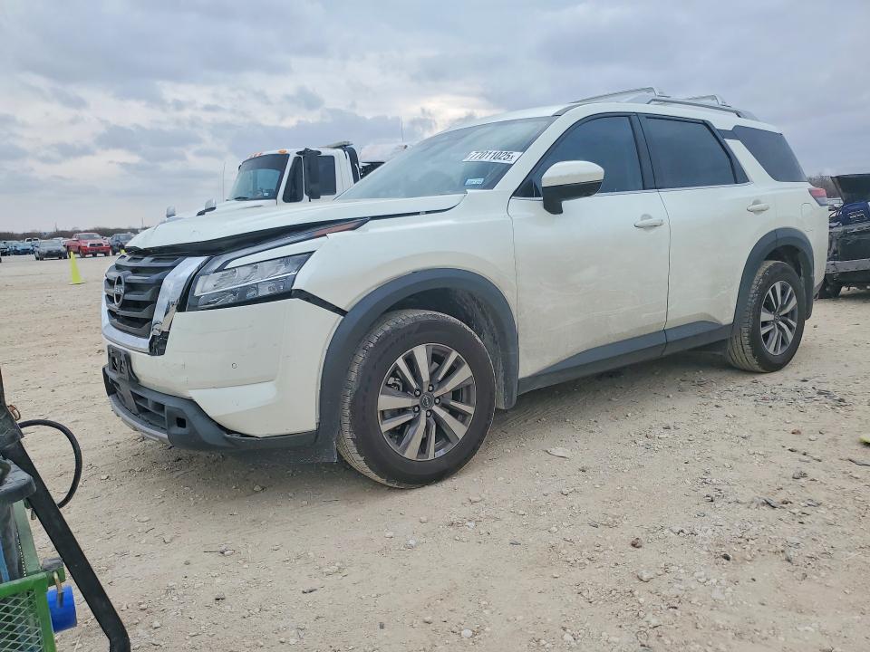 77011025 :رقم المزاد ، 5N1DR3CA4PC231923 vin ، 2023 Nissan Pathfinder مزاد بيع