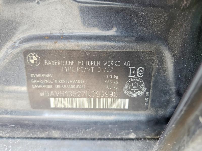 Продажа на аукционе авто 2007 Bmw 323, vin: WBAVH13527KC96990, номер лота: 78083155