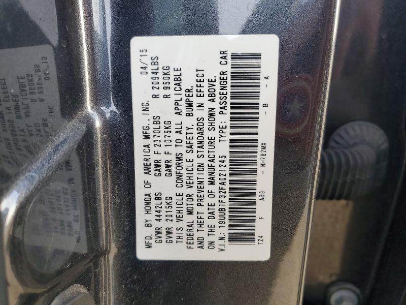 Aukcja sprzedaży 2015 Acura Tlx, vin: 19UUB1F32FA021245, numer aukcji: 75693135
