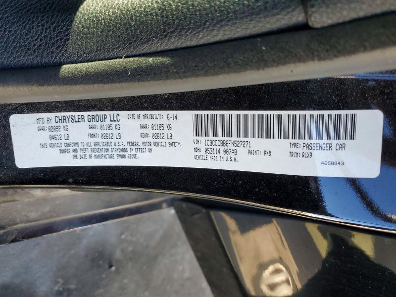 Продажа на аукционе авто 2015 Chrysler 200, vin: 1C3CCCBB6FN527271, номер лота: 79178415
