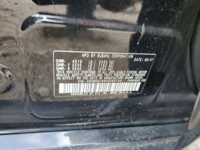 Aukcja sprzedaży 2017 Subaru Legacy, vin: 4S3BNAC66H3065140, numer aukcji: 77304855