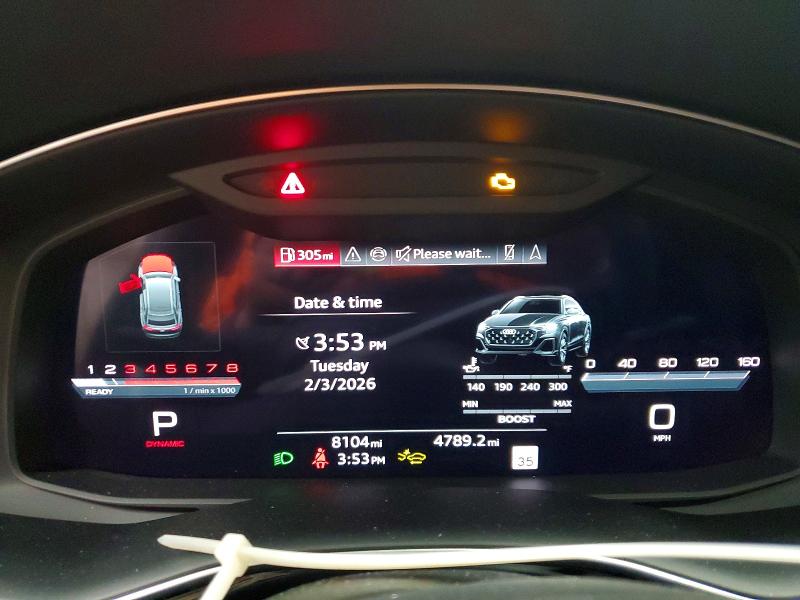 Aukcja sprzedaży 2025 Audi Sq8, vin: WA1CWBF1XSD010290, numer aukcji: 75215865