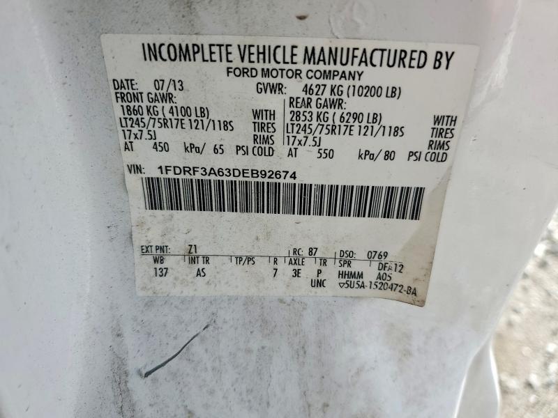 Продажа на аукционе авто 2013 Ford F350, vin: 1FDRF3A63DEB92674, номер лота: 98464875