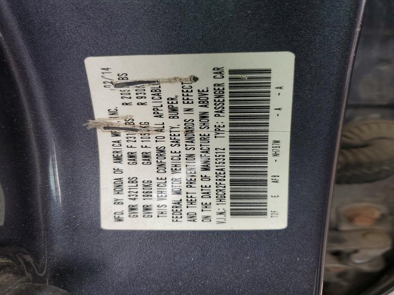 Aukcja sprzedaży 2014 Honda Accord, vin: 1HGCR2F82EA153512, numer aukcji: 78862525