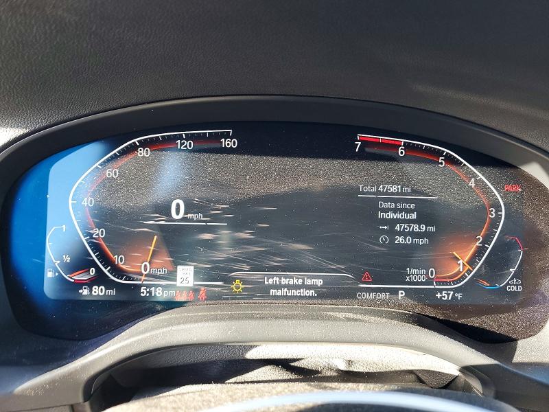 2022 Bmw X3 მანქანა იყიდება აუქციონზე, vin: 5UX43DP09N9K84736, აუქციონის ნომერი: 77792765