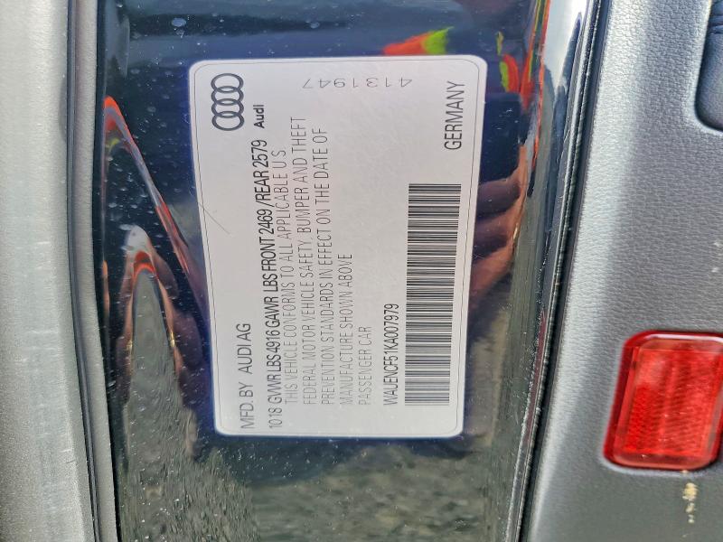 Продажа на аукционе авто 2019 Audi A5, vin: WAUENCF51KA007979, номер лота: 76528065