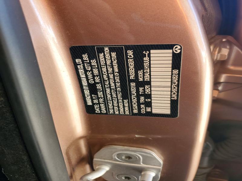 76849805 :رقم المزاد ، SJKCH5CPXJA053180 vin ، 2018 Infiniti Qx30 مزاد بيع