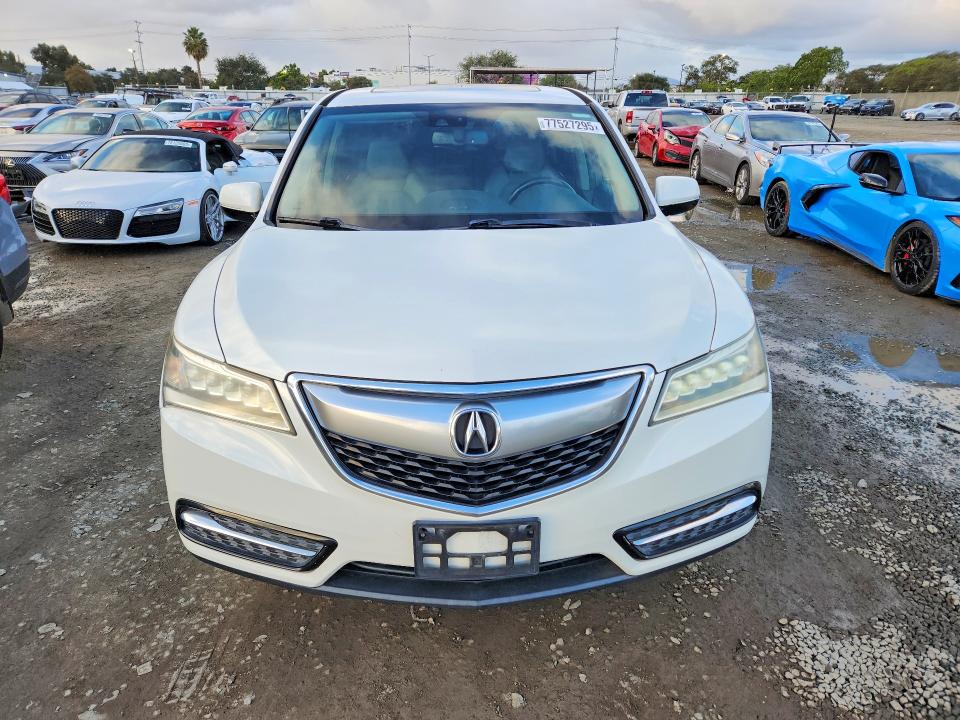 Продажа на аукционе авто 2014 Acura Mdx Techno, vin: 5FRYD4H45EB004915, номер лота: 77527295