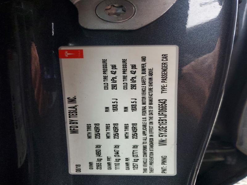 Продаж на аукціоні авто 2018 Tesla Model 3, vin: 5YJ3E1EB1JF066543, номер лоту: 76616045