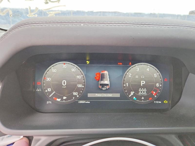 2024 Land Rover Defender მანქანა იყიდება აუქციონზე, vin: SALEJFEU0R2275797, აუქციონის ნომერი: 75954545