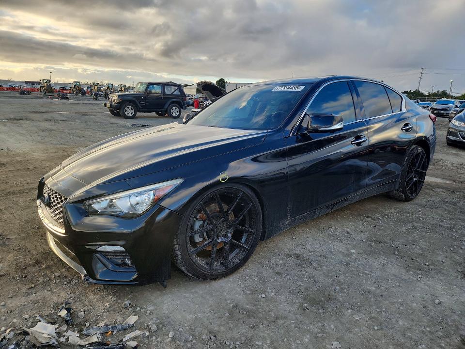 Продажа на аукционе авто 2018 Infiniti Q50, vin: JN1AV7AP4JM160034, номер лота: 77924485
