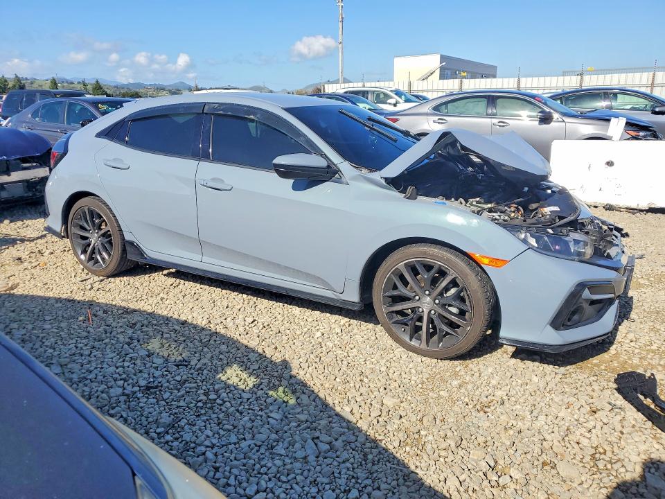 77424315 :رقم المزاد ، SHHFK7H41MU421140 vin ، 2021 Honda Civic مزاد بيع
