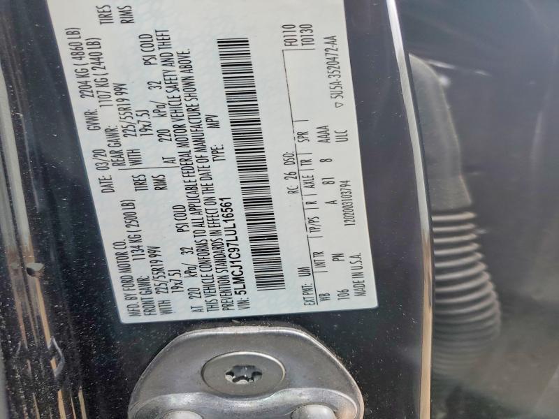 Продажа на аукционе авто 2020 Lincoln Corsair, vin: 5LMCJ1C97LUL16561, номер лота: 77358955
