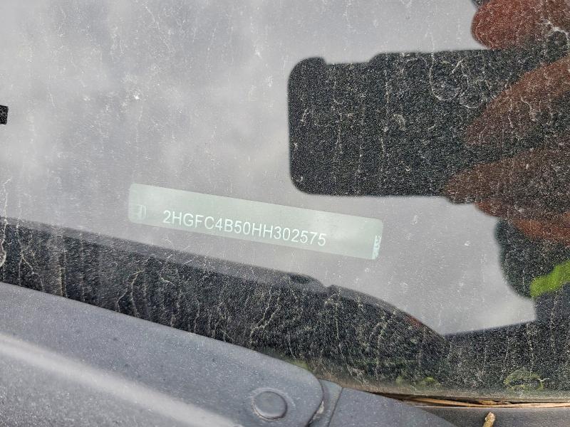 77335835 :رقم المزاد ، 2HGFC4B50HH302575 vin ، 2017 Honda Civic Lx مزاد بيع