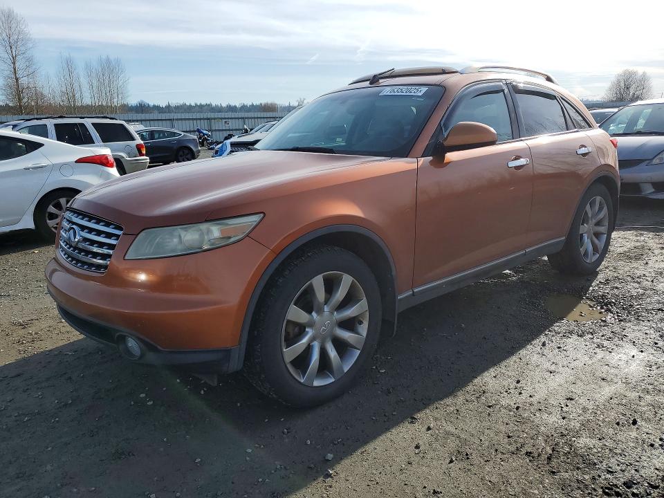76352025 :رقم المزاد ، JNRAS08W14X203466 vin ، 2004 Infiniti Fx35 مزاد بيع