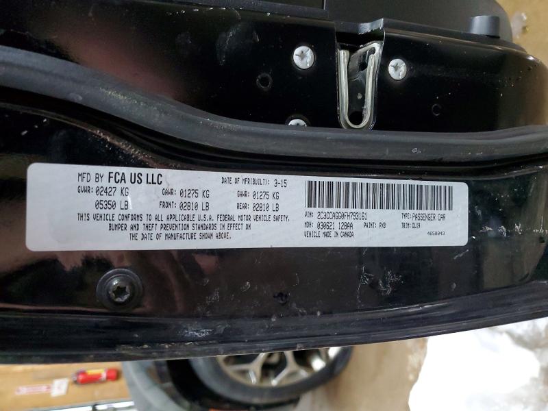 2015 Chrysler 300 მანქანა იყიდება აუქციონზე, vin: 2C3CCAGG0FH793161, აუქციონის ნომერი: 76138365