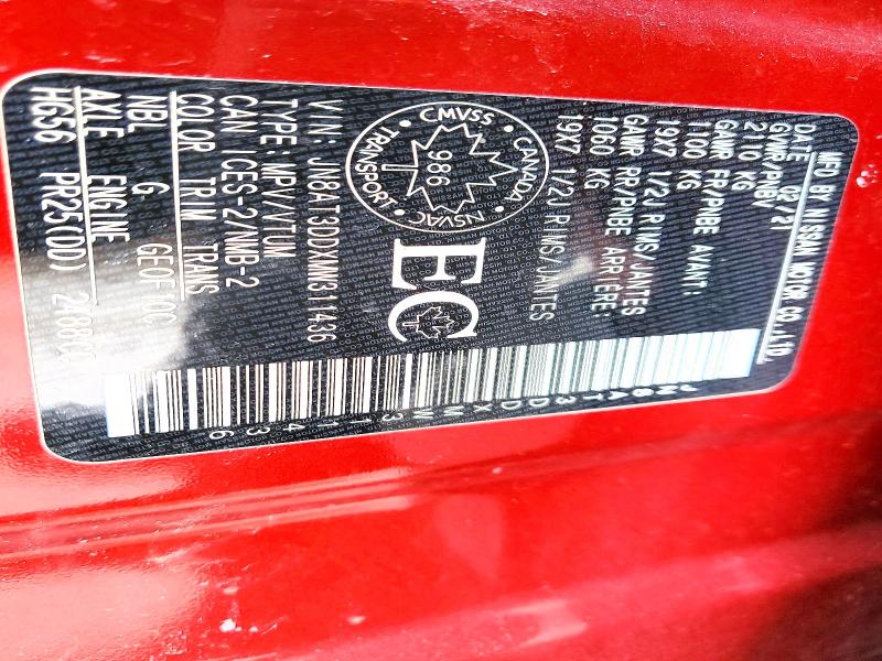 Auction sale of the 2021 Nissan Rogue, vin: JN8AT3DDXMW311436, lot number: 78511255