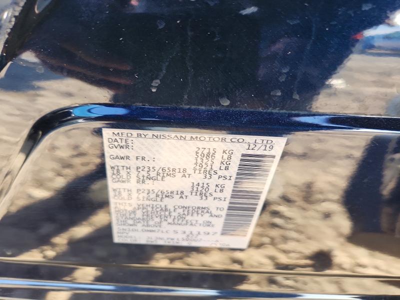 Продажа на аукционе авто 2020 Infiniti Qx60, vin: 5N1DL0MM7LC531197, номер лота: 78332155