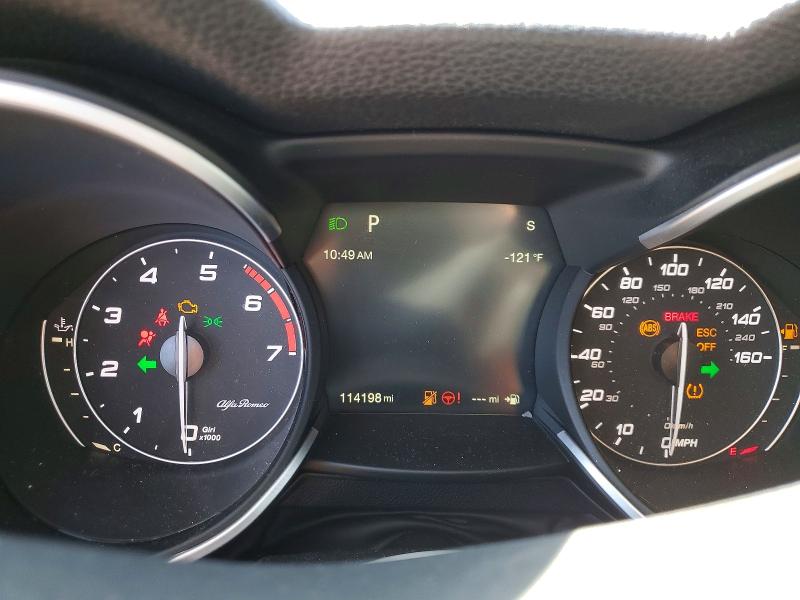 2019 Alfa Romeo Stelvio მანქანა იყიდება აუქციონზე, vin: ZASPAKAN2K7C39021, აუქციონის ნომერი: 76960235
