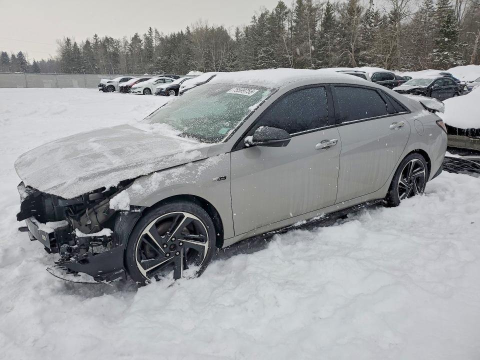 Продажа на аукционе авто 2021 Hyundai Elantra, vin: KMHLR4AF9MU132617, номер лота: 75599755