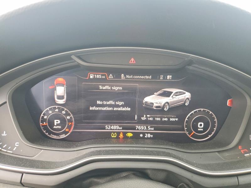 2019 Audi A5 მანქანა იყიდება აუქციონზე, vin: WAUBNCF57KA100055, აუქციონის ნომერი: 76241795