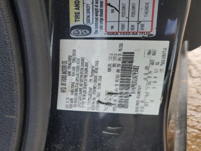Aukcja sprzedaży 2010 Ford Fusion, vin: 3FAHP0JA2AR295082, numer aukcji: 78802145