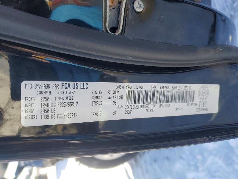 78469965 :رقم المزاد ، 3C4PDCAB2FT644535 vin ، 2015 Dodge Journey مزاد بيع