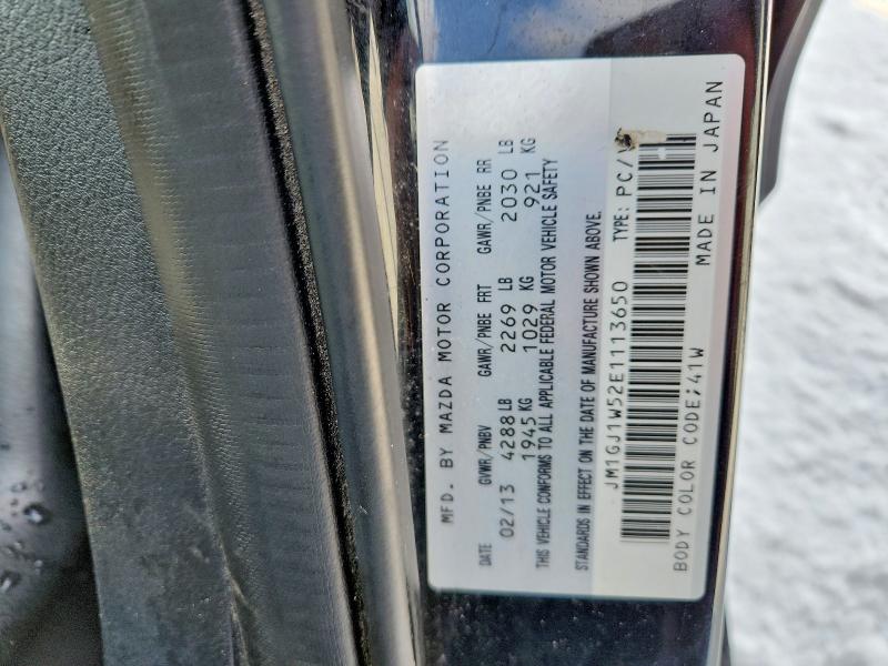 2014 Mazda 6 მანქანა იყიდება აუქციონზე, vin: JM1GJ1W52E1113650, აუქციონის ნომერი: 77902985
