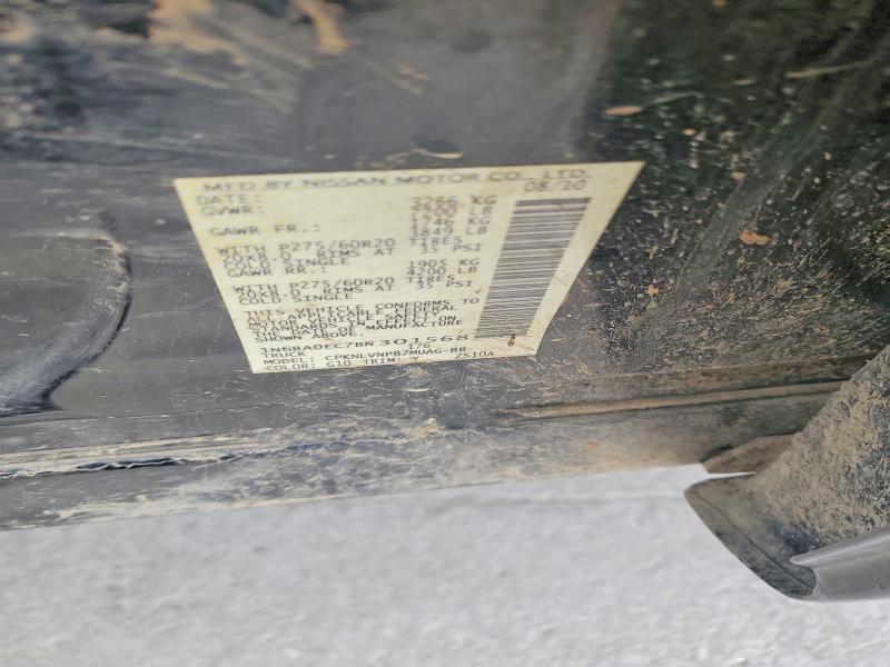 Aukcja sprzedaży 2011 Nissan Titan, vin: 1N6BA0EC7BN301568, numer aukcji: 77862875