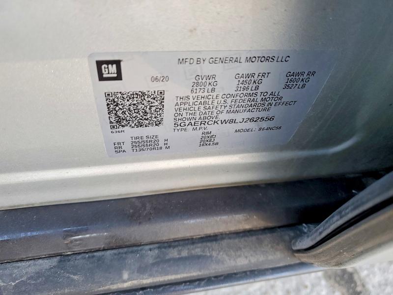 Продаж на аукціоні авто 2020 Buick Enclave, vin: 5GAERCKW8LJ262556, номер лоту: 76633935